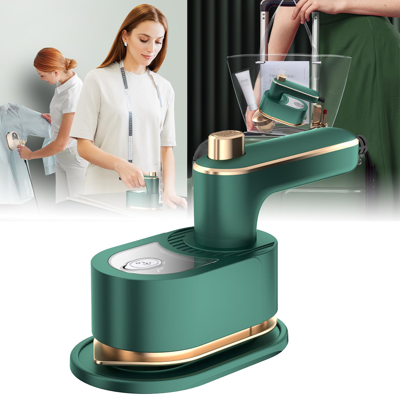 Mini plancha a vapor portátil