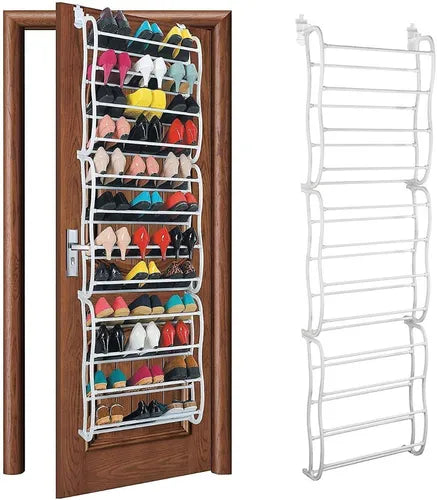 zapatera colgante sobre puerta